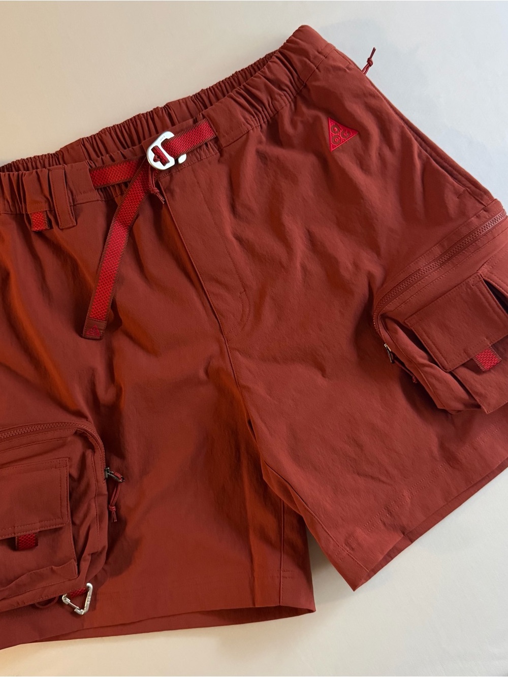 Nike ACG Cargo Shorts Men L Belted Hike Trail Outdoors Fishing Sportswear Gorp